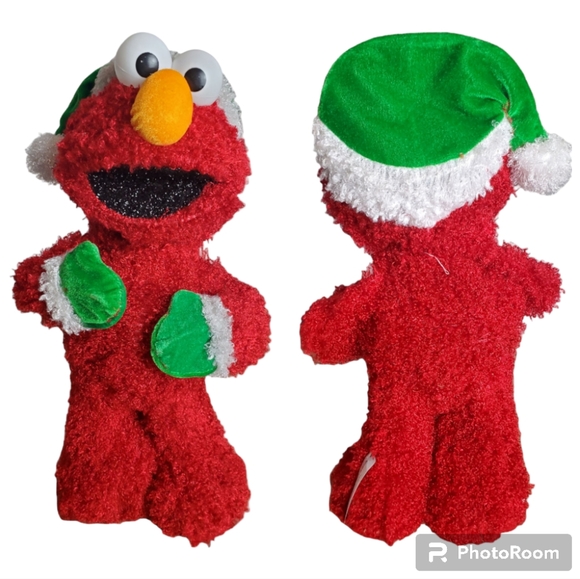 ELMO SESAME STREET LIGHT UP 18 “ CHRISTMAS FIGURE - Picture 1 of 10